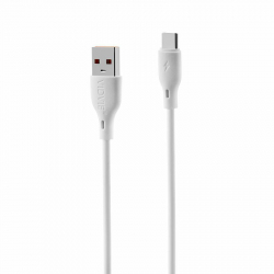 Kabel USB micro 1m biały VIDVIE DC08 5A